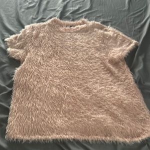 Pink fluffy shirt
